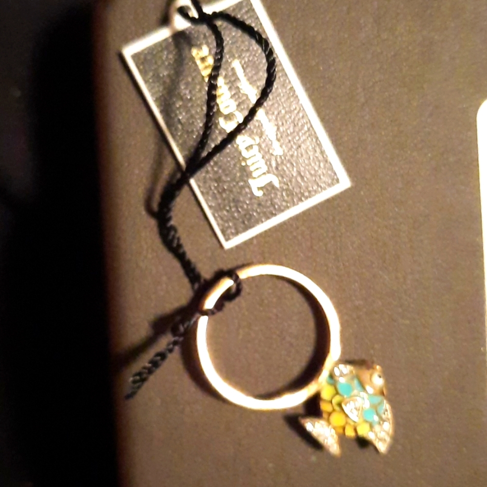 NWT AUTHENTIC GENUINE JUICY COUTOUR FISH 🐠 RING SIZE 6